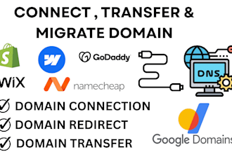 connect, migrate, redirect and transfer your websites domain to new hosting