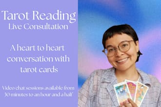 do an in depth live tarot reading for you on google meet