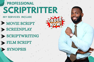 do movie script, script,screenwriting, screenplay, sciptwriter and scriptwriting