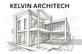 architectural floorplan in autocad or revit stamp USA city permit