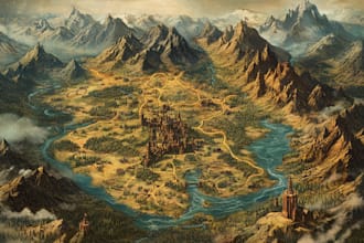 create a fantasy map for you