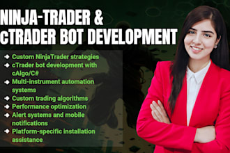 develop custom ninjatrader strategies and ctrader bots