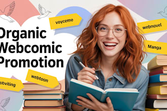 promote your webtoon, webcomic promotion, comic, tapas, manga, voyceme