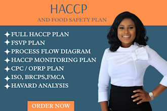 develop haccp, fsvp, ccp, and iso food safety documentation