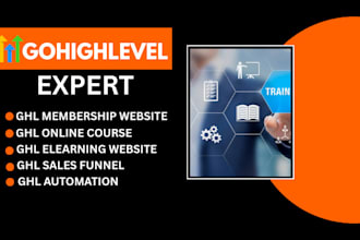 do ghl membership website, sales funnel, elearning, automation