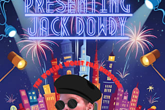 create a hilarious custom movie poster with you as the star