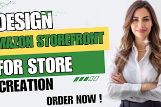 design and build your amazon storefront with a custom brand look