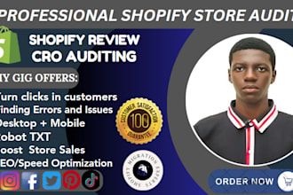 audit and optimize your shopify store to boost conversion rate optimization