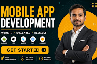 do mobile app development as an app builder, flutter developer