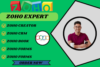 setup zoho creator crm zoho campaign zoho book zoho automation sales closer