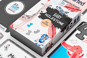 design custom template educational kids memory animal flash card game illustrati