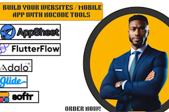 build mobile app adalo appsheet airtable softr glide app client portal website