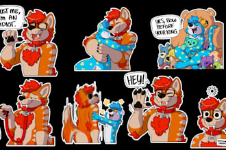 draw furry telegram stickers nsfw furry stickers discord animated stickers gif