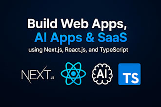 be your full stack ai web app developer react nextjs typescript nodejs