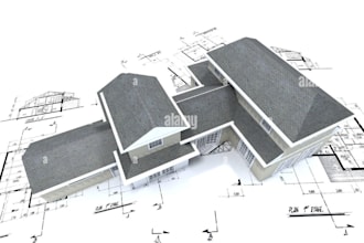 draw 2d floor plan, architecture layout, master plan, map
