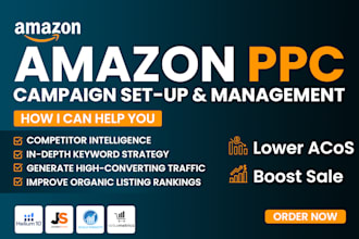 expertly setup manage, and optimize amazon PPC campaigns for higher sales ROI