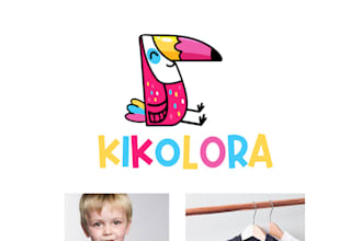 design childcare daycare education school baby store and kids logo