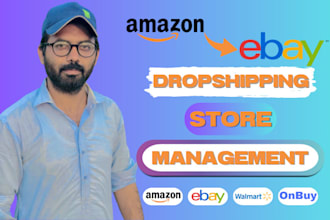 ebay dropshipping virtual assistant, amazon to ebay dropshipping store manager