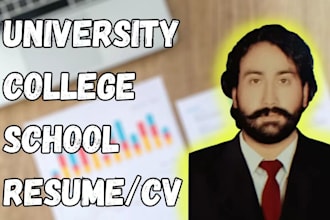 write professional resumes, university cv, and essays