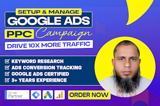 setup and  google  adwords display  ppc campaigns,with monthly reporting