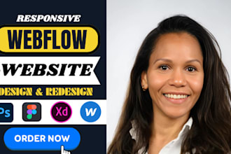 design, develop, build webflow website, convert figma to webflow and fixes bug