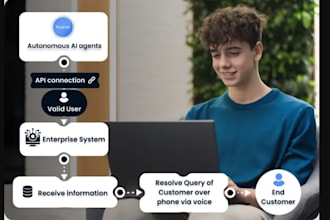 build custom ai voice agent calling agent vapi crew langchain autogen