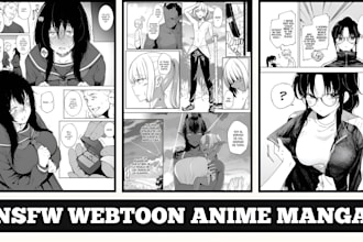 draw anime manga comic webtoon comic page nsfw manga art storyboard comic artist