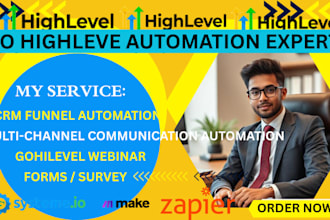 automate your business using gohighlevel workflows triggers and CRM systems