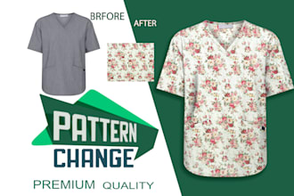 do perfect pattern change and color change in photoshop
