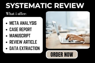 do systematic review ,meta analysis and article review