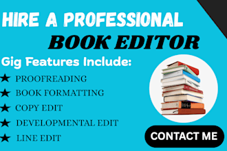 professionally edit and proofread manuscript