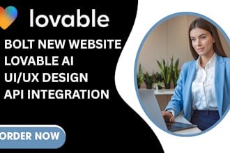build or fix bolt new website lovable ai api payment integration UI UX deploy