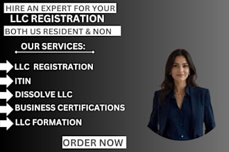 do llc registration for US and non US residents, dissolve and reinstate llc