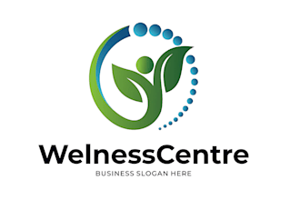 design modern fitness, gym, yoga, health, wellness logo
