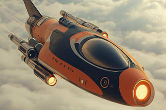 do design a spaceship, sci fi illustration and sci fi art