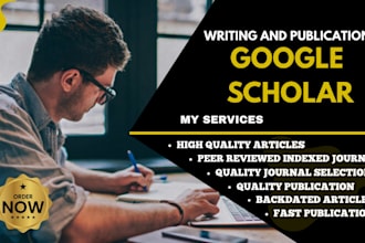 write and publish articles in google scholar peer reviewed indexed journal