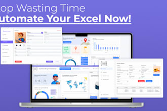 develop microsoft excel vba macros, formulas and pivot tables