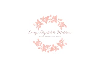 design a hand drawn floral cake logo for your bakery or brand