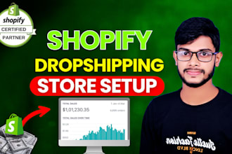 profitable automated shopify dropshipping store setup