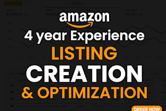 boost revenue generation, listing creation and optimization