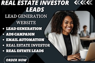 build your real estate investor and lead generation website