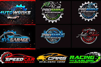 design a unique car or automotive logo for your brand