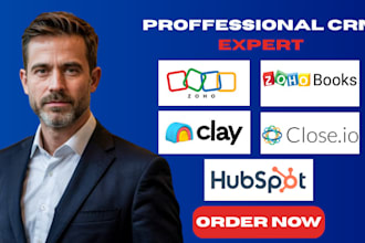 clay com workflows hubspot apollo close io made com zapier integration espocrm