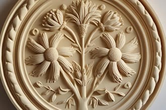 3d bas relief 3d wall art 3d medallion 3d sculpture 3d coin model  3d engraving