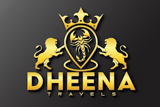 design luxury modern heraldic, family crest coat of arms logo