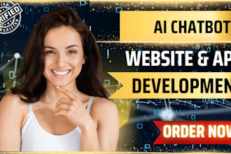 develop chatgpt ai mobile app websites ai software saas apps ai chatbot