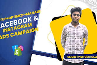 be your facebook ads manager and instagram ads manager