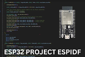 develop esp32 firmware using esp idf for your iot project