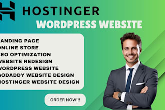hostinger website, godaddy, hostinger website design, bluehost, ionos