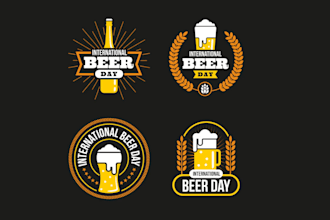 create a high quality bold, craft brewery logo for you